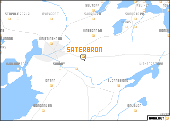 map of Säterbron