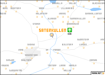 map of Säterkullen