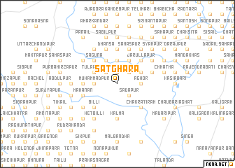 map of Sātghara
