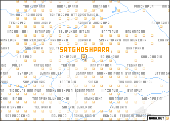 map of Sātghoshpāra