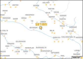 map of Sātīārī