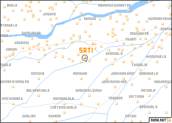 map of Sati