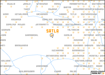 map of Sātla