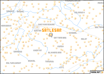 map of Saţlesar