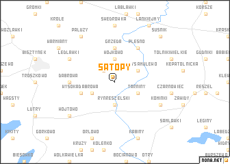 map of Sątopy