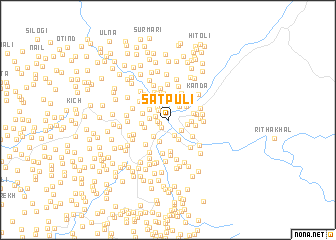 map of Satpuli