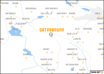 map of Sätrabrunn