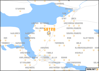 map of Sätra
