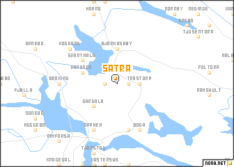 map of Sätra