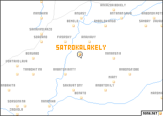 map of Satrokalakely