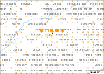 map of Sattelberg