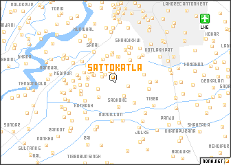 map of Satto Katla