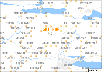 map of Sattrup