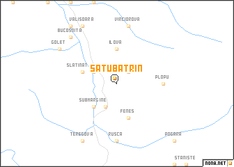 map of Satu Bătrîn
