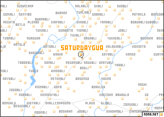 map of Saturdaygua