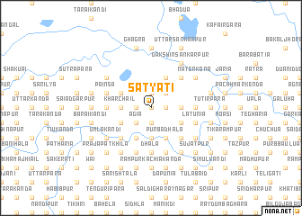 map of Sātyāti