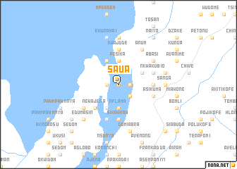 map of Saua