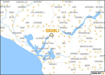 map of Saubli