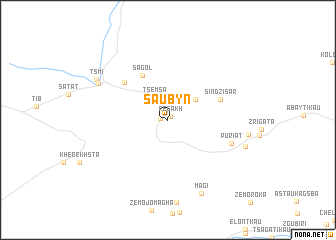 map of Saubyn