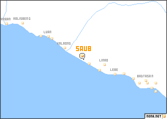 map of Saub