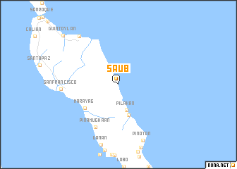 map of Saub
