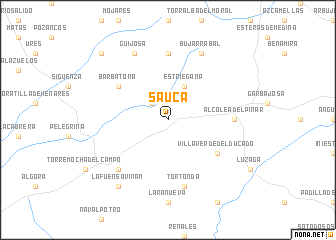 map of Saúca