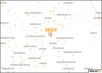 map of Sauce