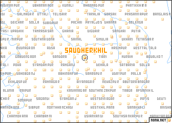 map of Sāudherkhil