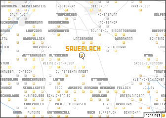 map of Sauerlach