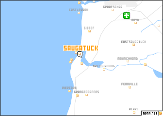 map of Saugatuck