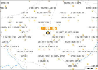 map of Saulawa