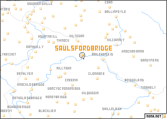 map of Saulsford Bridge