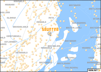 map of Sauntra