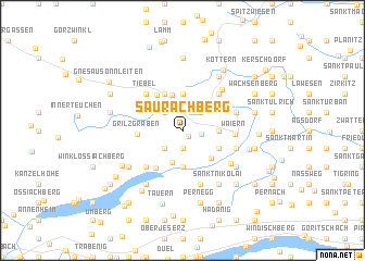 map of Saurachberg