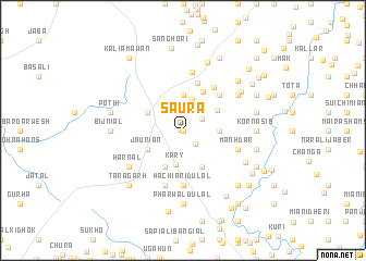 map of Saura