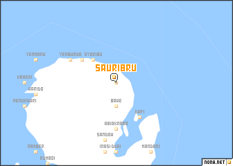 map of Sauribru