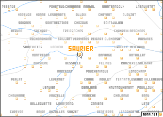 map of Saurier