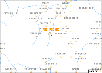 map of Sausama