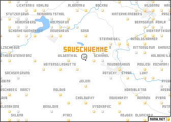 map of Sauschwemme