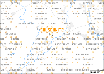 map of Sauschwitz