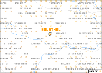 map of Sausthal