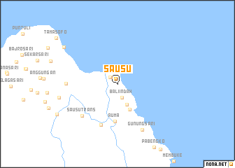 map of Sausu