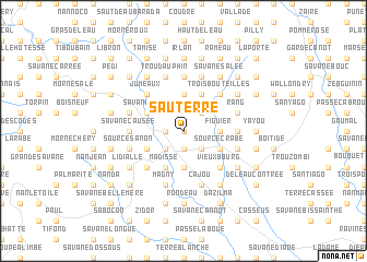 map of Sauterre