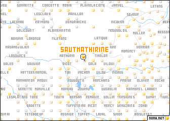map of Saut Mathirine