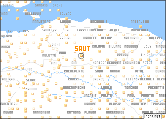 map of Saut
