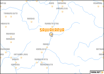 map of Sauvakarua