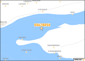 map of Sauzbash