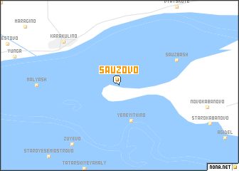 map of Sauzovo