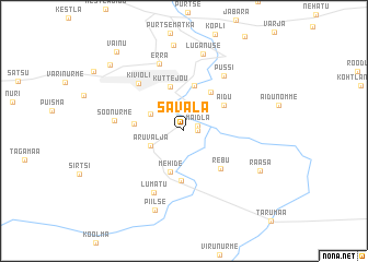 map of Savala