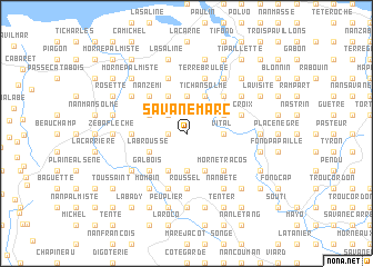 map of Savane Marc